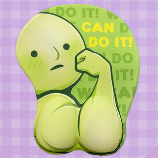ScreamPuffArtWristSupportiveMousepad