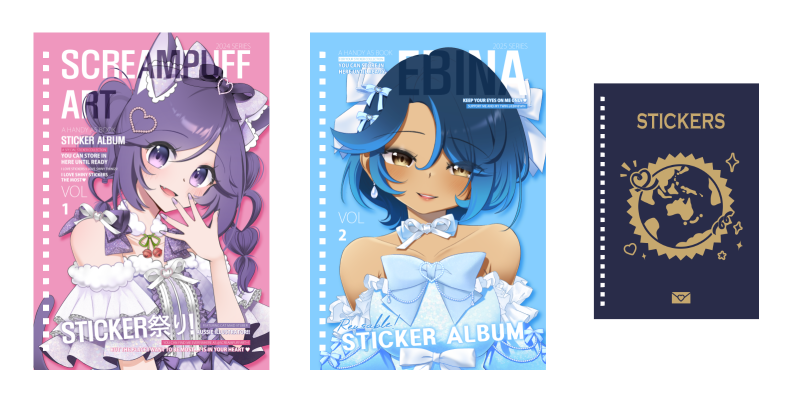 ScreamPuffArt_StickerAlbums